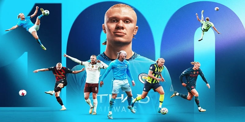 Cầu thủ Erling Haaland liên tục xô đổ những kỷ lục bàn thắng