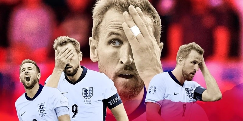 Cầu thủ Harry Kane liên tục sảy chân trước các danh hiệu lớn