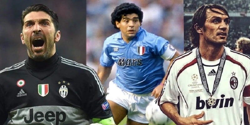 Giải đấu Serie A sản sinh ra những huyền thoại bóng đá thế giới