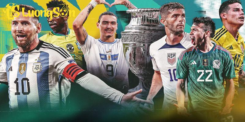 Giải đấu Copa America kinh điển quy tụ những đại gia tên tuổi nhất